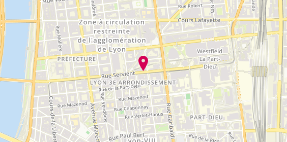 Plan de Citya Vendome Lumiere, 107 Servient, 69003 Lyon