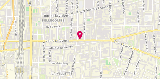 Plan de Immobiliere DABRETEAU, 301 Cr Lafayette, 69006 Lyon