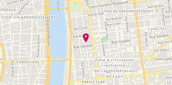 Plan de Mathieu Guerin Immobilier, 49 Rue Pierre Corneille, 69006 Lyon