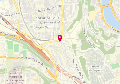 Plan de Lyon Immo - Li - Lyon Immobilier, 2 Rue Pierre Audry, 69009 Lyon