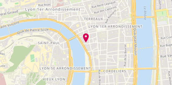 Plan de L'Agence By Carron, 7 Rue de la Platière, 69001 Lyon