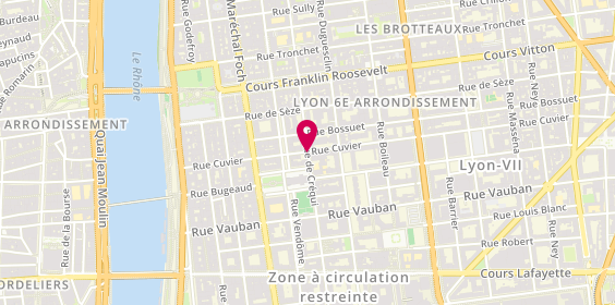 Plan de Agence NOVEA Immobilier Lyon 6, 108 Rue de Créqui
54 Rue Cuvier, 69006 Lyon
