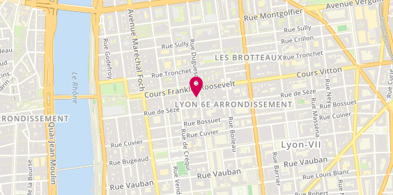 Plan de Fabienne Besson Immobilier F.B.I, 102 Rue Duguesclin, 69006 Lyon