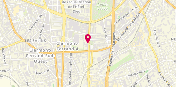Plan de Clermont Province, 24 Rue de Rabanesse, 63000 Clermont-Ferrand