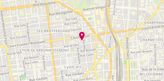Plan de Régie Pariset, 34 Rue Ney, 69006 Lyon