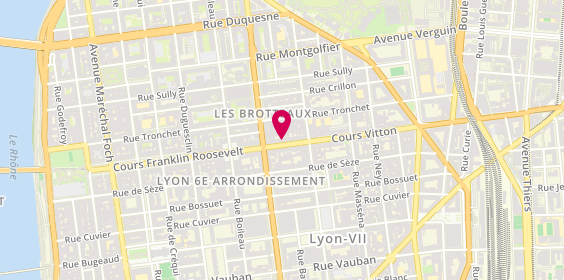 Plan de Agence immobilière Lyon – Espaces Atypiques, 11 Cr Vitton, 69006 Lyon
