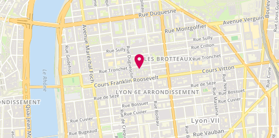 Plan de Gagneux Services Immobilier, 36 Rue Tronchet, 69006 Lyon