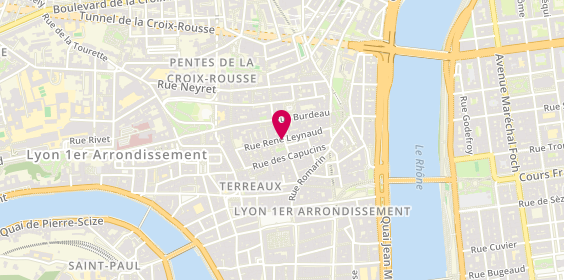 Plan de Instant Immobilier, 20 Rue René Leynaud, 69001 Lyon