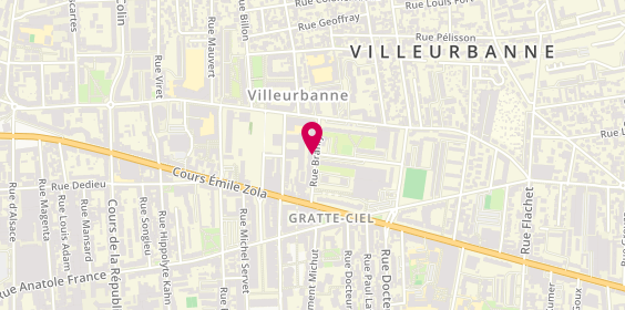 Plan de CONFIANCE IMMOBILIER - Transaction Villeurbanne, 14 Rue Branly, 69100 Villeurbanne