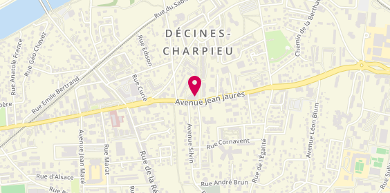 Plan de Xpertisimmo J.D, 253 avenue Jean Jaurès, 69150 Décines-Charpieu
