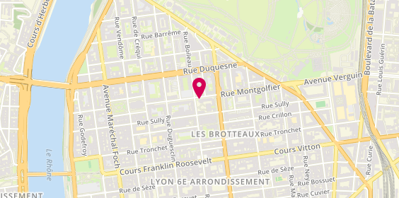 Plan de Régie Gontard, 58 Rue Montgolfier, 69006 Lyon