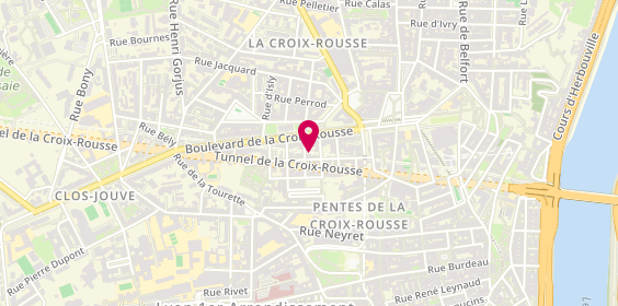 Plan de Novea Immobilier Lyon Croix Rousse, 7 Rue Sainte-Clotilde, 69001 Lyon