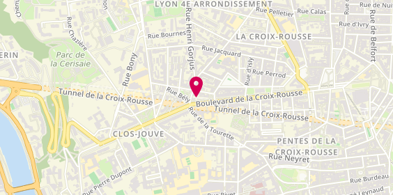 Plan de Angele Immobilier, 85 Boulevard de la Croix-Rousse, 69004 Lyon