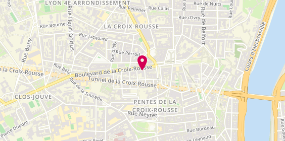 Plan de Human Immobilier, 138 Boulevard de la Croix-Rousse, 69001 Lyon