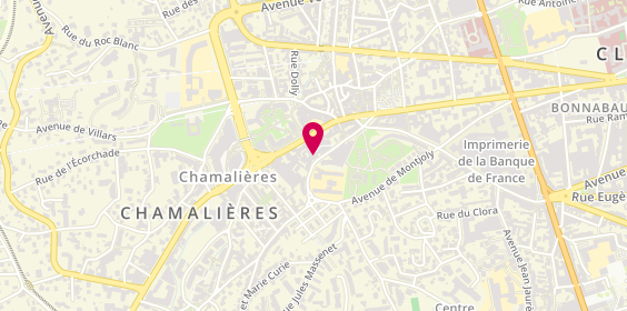 Plan de AGENCE CETRIM CHAMALIERES - Réseau immobilier, 18 Bis avenue des Thermes, 63400 Chamalières