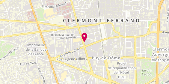 Plan de A2P Immo, 19 Rue Bonnabaud, 63000 Clermont-Ferrand