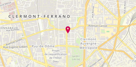 Plan de Abry Immobilier CLERMONT-FERRAND, 21 Rue Ballainvilliers, 63000 Clermont-Ferrand