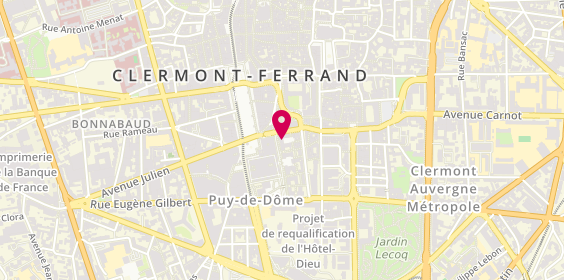 Plan de Agence Auvergne Immobilière, 17 Av. Colonel Gaspard, 63000 Clermont-Ferrand