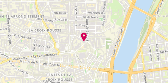 Plan de Esprit Croix-Rousse, 3 Rue Aimé Boussange, 69004 Lyon