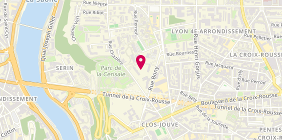 Plan de BOURGUIGNON Antoine, 30 Rue Chazière, 69004 Lyon