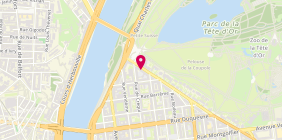 Plan de Rhode l'Immobilier, 10 Boulevard des Belges, 69006 Lyon