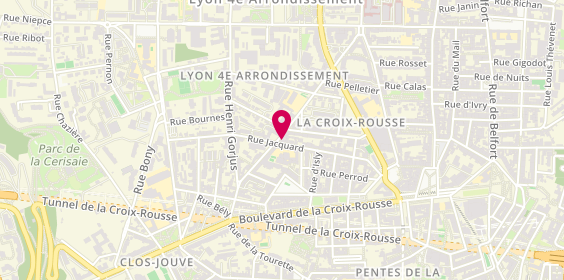 Plan de Loft & Tradition : Agence immobilière à Lyon 4, 42 Rue Jacquard, 69004 Lyon
