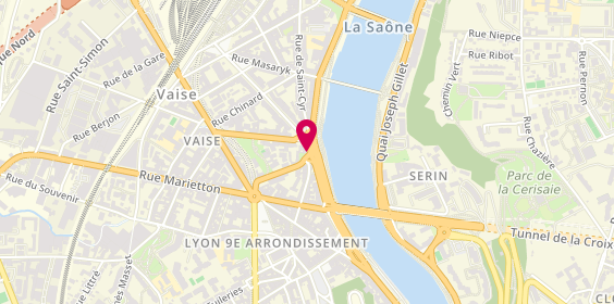 Plan de Régie ROCHON - LESNE, 28 Quai Hippolyte Jaÿr, 69009 Lyon