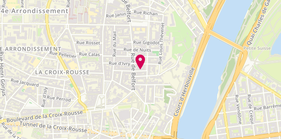 Plan de Canut Conseil Immobilier, 23 Rue Dumenge, 69004 Lyon