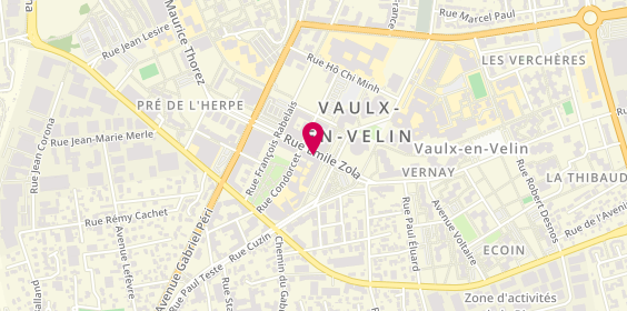 Plan de Dream Immobilier Agency - Vaulx-en-Velin, 25 Rue Emile Zola, 69120 Vaulx-en-Velin
