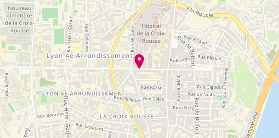 Plan de SCI Local Sol, 27 Rue Jacques-Louis Hénon, 69004 Lyon