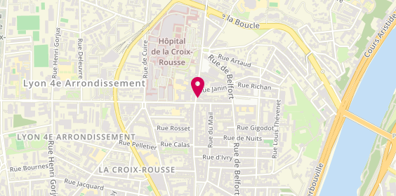 Plan de Perspective Immobilier, 66 grande Rue de la Croix-Rousse, 69004 Lyon