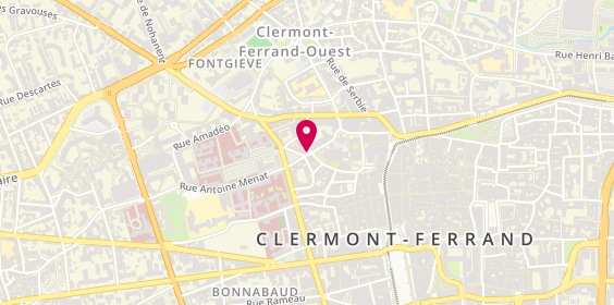 Plan de Agence du Palais, 4 Liberté, 63000 Clermont-Ferrand