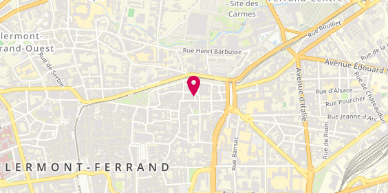 Plan de COQUILLET Raymond Patrice, 2 Rue Notre Dame du Port, 63000 Clermont-Ferrand