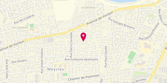 Plan de Colyne GARCIA Safti - Immobilier Meyzieu, 35 Rue Châteaubriand, 69330 Meyzieu