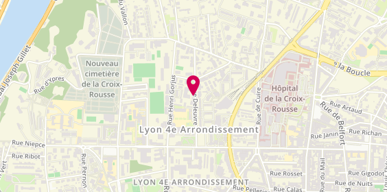 Plan de Vindor Immobilier, 75 Rue Deleuvre, 69004 Lyon