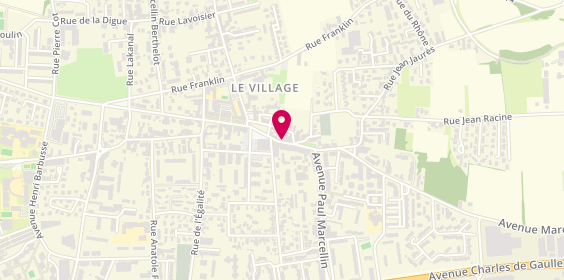 Plan de Village Immo, 81 Rue de la Republique, 69120 Vaulx-en-Velin