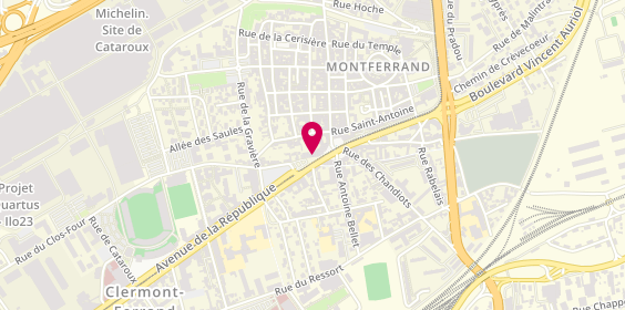 Plan de Era Immobilier, 12 Rue Debay Facy, 63100 Clermont-Ferrand