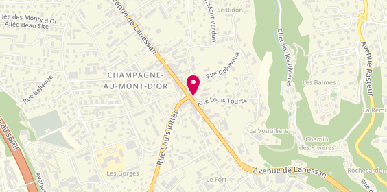 Plan de Century 21, 40 avenue de Lanessan, 69410 Champagne-au-Mont-d'Or