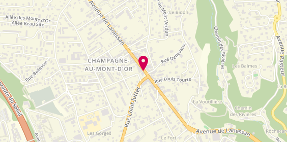 Plan de 4F Gestion Côté Montdor, 55 avenue de Lanessan, 69410 Champagne-au-Mont-d'Or