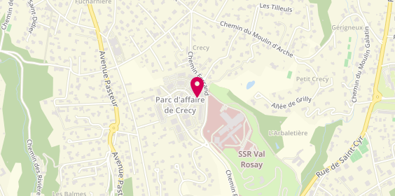 Plan de Mon Agence Lyonnaise, 4 Rue Claude Chappe, 69370 Saint-Didier-au-Mont-d'Or