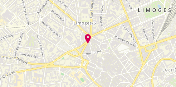 Plan de ARC@LIM Immobilier, 5 Bis Boulevard Victor Hugo, 87000 Limoges
