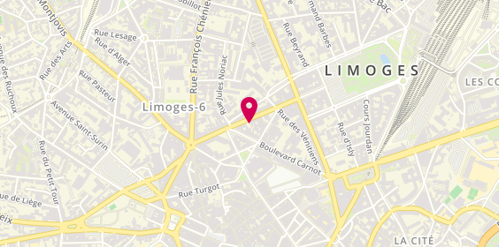 Plan de AUGUST'Immo, 33 avenue de la Libération, 87000 Limoges