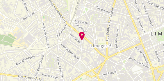Plan de Le Point Immobilier Agence Limoges, 2 Ter Rue Bernard Palissy, 87000 Limoges