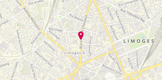 Plan de Vip Immobilier, 30 Rue Francois Chenieux, 87000 Limoges