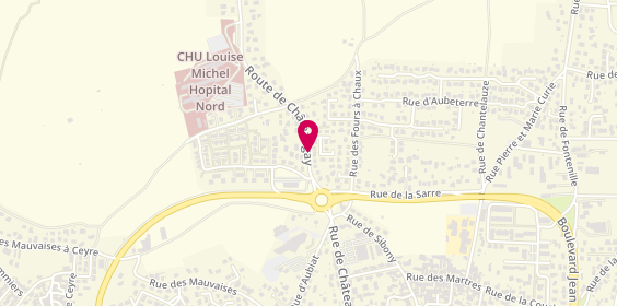 Plan de BURGEAT Sophie, 32 Rue de Chateaugay, 63118 Cébazat
