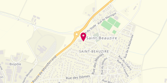 Plan de Les Cles de Chloé, 19 Rue de Riom, 63360 Saint-Beauzire