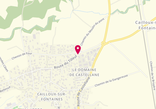Plan de Procur'immo, 350 Route du Tilleul, 69270 Cailloux-sur-Fontaines