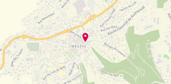 Plan de Agence Megeve Immobilier, 37 Rue Saint-Jean, 74120 Megève