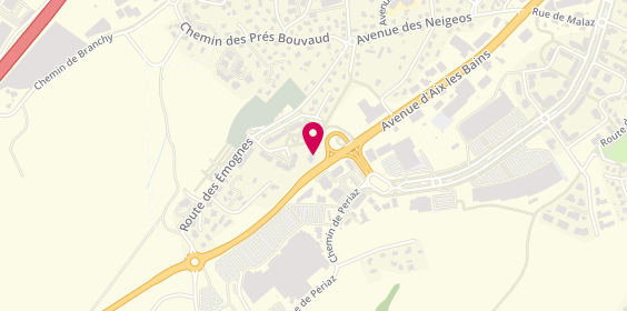 Plan de Erig'immo, 250 avenue d'Aix-Les-Bains Résidence Altess, 74600 Seynod