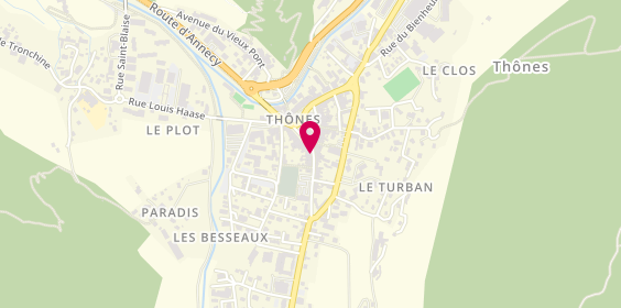 Plan de Aravis International Immobilier Thônes, 6 Rue des Clefs, 74230 Thônes